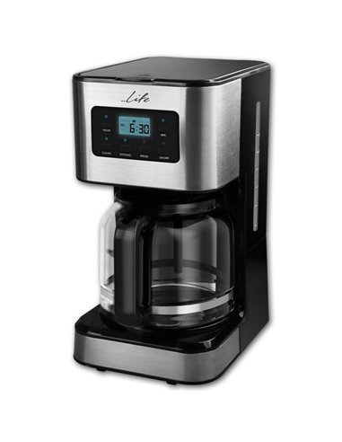 LIFE CM-200 Programmable Coffee Maker inox 1.5L 950W