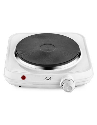 LIFE PERFECT COOK electric single hotplate 1500W white
