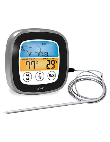 LIFE WELL DONE DIGITAL COOKING THERMOMETER WITH LCD SCREEN
