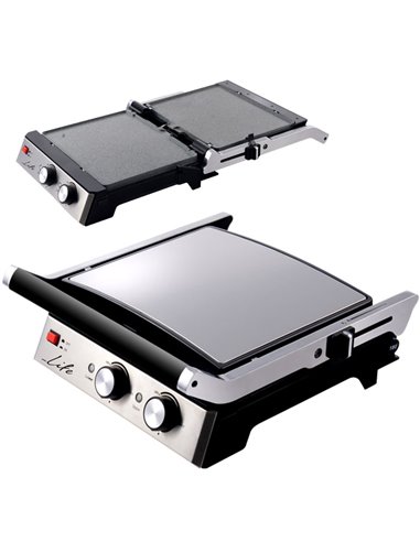 LIFE The GrillFather Contact grill with reversible marble plates grill/ griddle