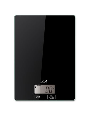 LIFE Accuracy Kitchen scale, black color