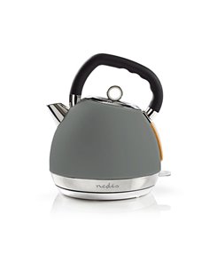 NEDIS KAWK520EGY Electric Kettle 1.8 L Soft-Touch Grey