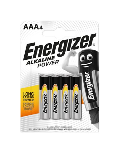 ENERGIZER AAA-LR03/4TEM ALKALINE POWER