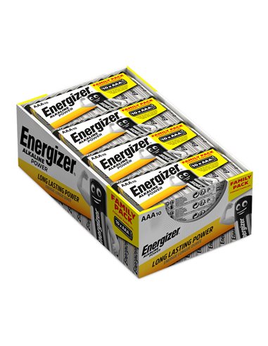 ENERGIZER AAA-LR03/10TEM ALKALINE POWER FAMILY PACK