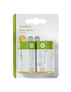 NEDIS BAAKLR202BL Alkaline Battery D, 1.5 V, 2 pieces, Blister