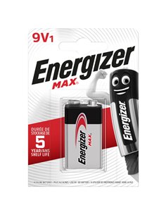 ENERGIZER 9V-9B-6LR61 MAX ALKALINE