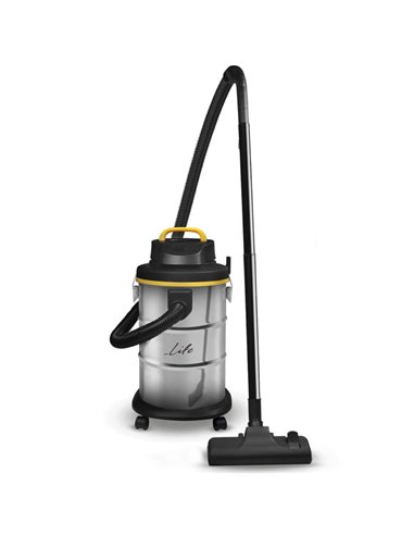 LIFE CleanMaster Wet/ Dry Vacuum Cleaner,25L 1400W
