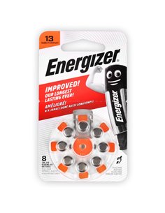ENERGIZER ZINC AIR 13-8P/8ΤΕΜ HEARING AID BATTERY F016163