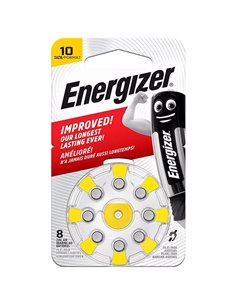 ENERGIZER ZINC AIR 10-8P/8ΤΕΜ HEARING AID BATTERY      F016164
