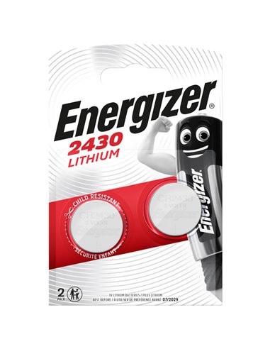 ENERGIZER CR2430/2TEM LITHIUM COIN F016478