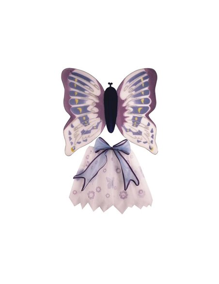 Σετ πεταλούδας ροζ με φούστα και φτερά