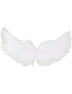 Φτερά και στέκα αγγέλου λευκά 75εκ.