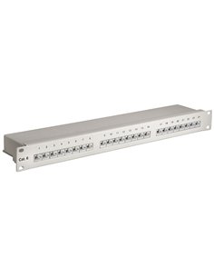 94036 CAT6 ETHERNET PATCH PANEL 24PORT STP GREY