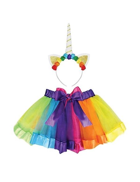 Σετ μονόκερος με στεκά και τουτού