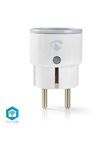 NEDIS WIFIP110FWT WiFi Smart Plug Power Monitor Schuko Type F 16A