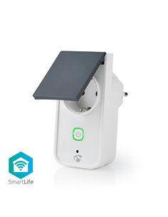 NEDIS WIFIPO120FWT SmartLife Smart Plug Wi-Fi IP44 Power meter 3680W Android & i