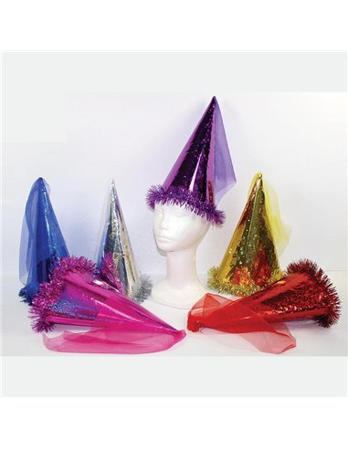 Καπέλο αποκριάτικο με λάστιχο και ύφασμα