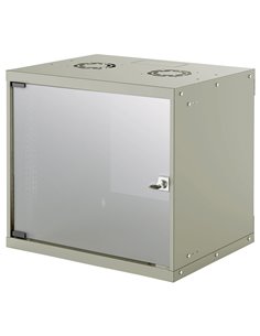 INT 714167 FLATPACK 19" 9U (487x540x400) BASIC WALLMOUNT CABINET GREY