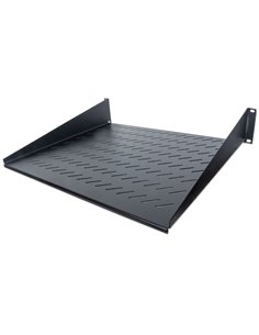 INT 712514 19" 2U (400mm DEPTH & MAX LOAD 25kg) CANTILEVER SHELF BLACK