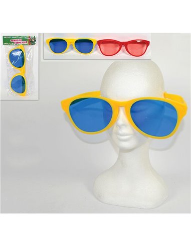 Γυαλιά γίγας αποκριάτικα διαφ.χρώματα