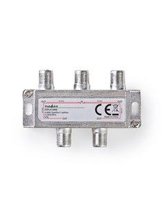 NEDIS SSPL410ME Satellite F-Splitter Max. 11.5 dB Insertion loss 5 - 2400 MHz 4