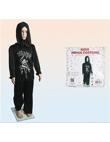 Στολή αποκριάτικη ninja 116εκ.