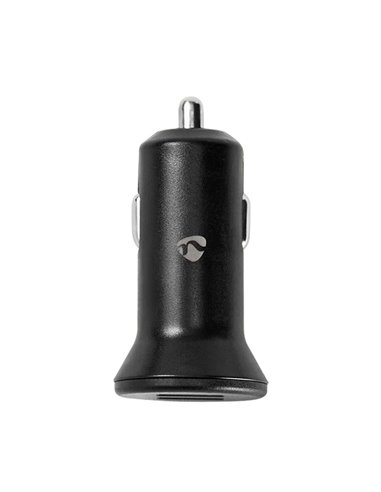 NEDIS CCHAU480ABK Car Charger, 4.8 A, 2-outputs, USB-A | Black