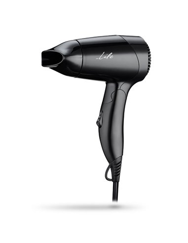 LIFE MyStyle Hairdryer with black pouch, 1200W