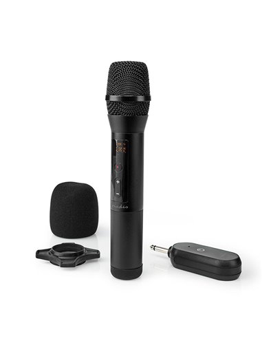 NEDIS MPWL200BK Wireless Microphone 20 Channels 1 Microphone 10 hours operating