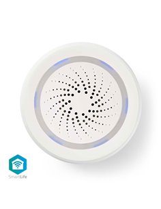 NEDIS WIFISI10CWT WiFi Smart Siren Alarm or Chime 85 dB