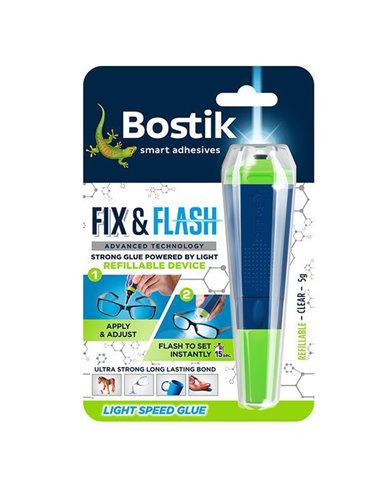 Bostik Fix - Flash κόλλα ενεργοποίησης με φωτισμό LED 5gr.