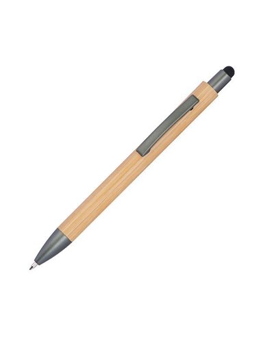 Στυλό touch pen eco, από bamboo, μπλε