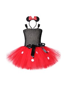 Σετ ποντικίνα με φόρεμα και τη στέκα.