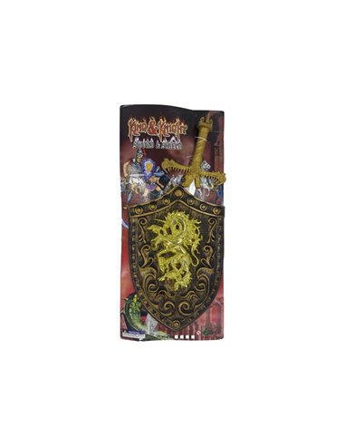 Σετ πολεμιστή με σπαθί και πανοπλία