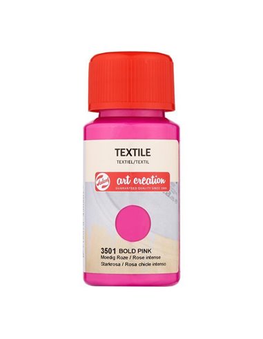 Talens χρώμα textile 3501 bold pink 50ml