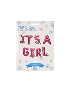 Σετ μπαλονιών -γράμματα It' s a girl