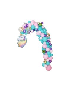 Διακοσμητικό σετ μπαλονιών Unicorn 122τεμαχίων