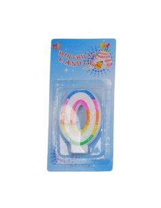 Κεράκια γενεθλίων Νο 0 σε blister