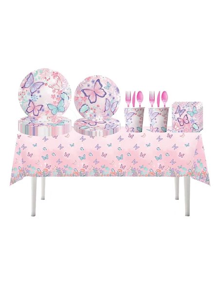 Σετ για παιδικό πάρτυ Πεταλούδες