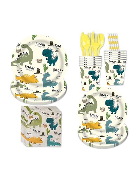 Σετ για παιδικό πάρτυ Δεινόσαυροι