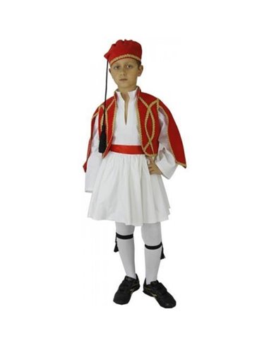 Στολή 25ης Μαρτίου "Τσολιάς" Νο 10 (9-11 ετών)