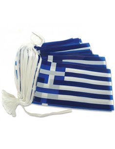 Ελληνική σημαία γιρλάντα 6μ.