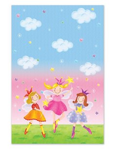 Τραπεζομάντηλο πλαστικό "little fairies" 54x72εκ.