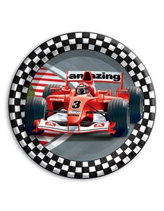 Πιάτα πάρτυ 9" "race car" 6τεμ.