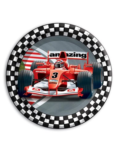 Πιάτα πάρτυ 9" "race car" 6τεμ.