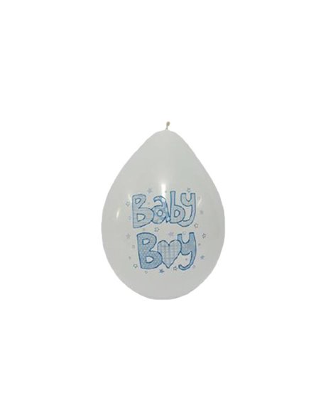 Μπαλόνια Baby boy σε σακουλάκι 8τεμ. 10x21εκ.