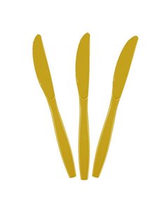 Μαχαιράκια πάρτυ κίτρινα