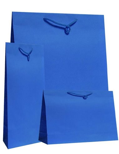 Next χάρτ. τσάντα Υ14x11x5,5 μπλε "Colors"