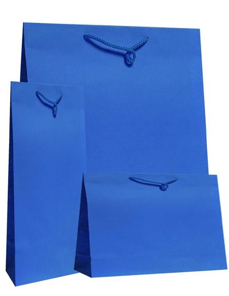 Next χάρτ. τσάντα Υ14x11x5,5 μπλε "Colors"