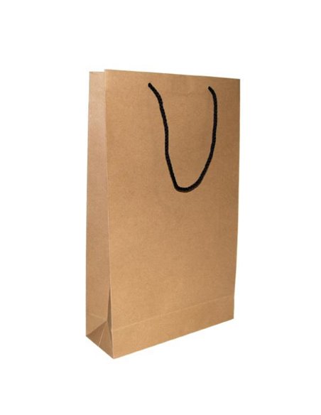 Next χάρτινη τσάντα κραφτ με κορδόνι  Υ41x24,5x9εκ.